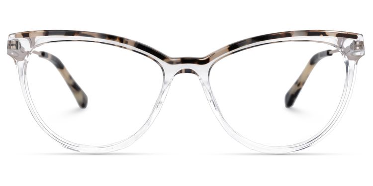 Iveth Cateye Clear Glasses