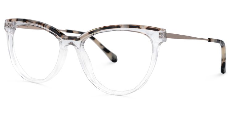 Iveth Cateye Clear Glasses