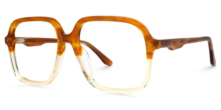 Caroline Square Two-Tone Glasses
