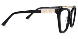 Latora Cateye Black Glasses2