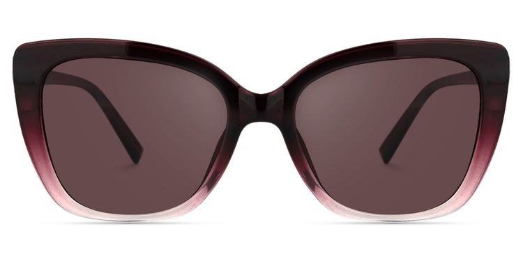 Deonna Clip-on Purple Glasses