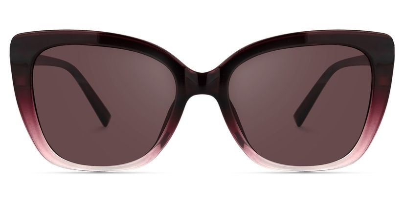 Deonna Clip-on Purple Glasses