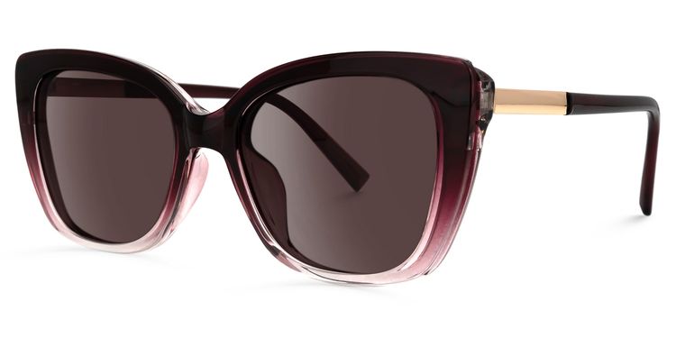 Deonna Clip-on Purple Glasses