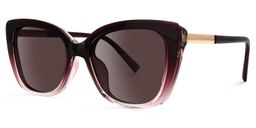 Deonna Clip-on Purple Glasses1