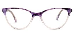 Hartley Cateye Purple-Tortoise Glasses0