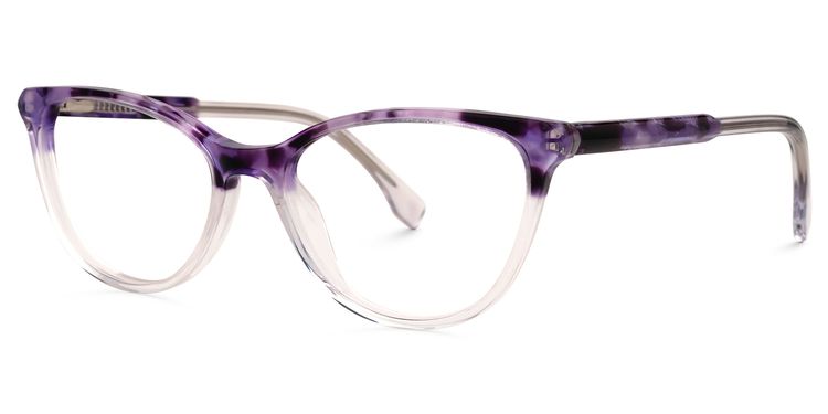 Hartley Cateye Purple-Tortoise Glasses