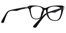 Necole Cateye Black Glasses3