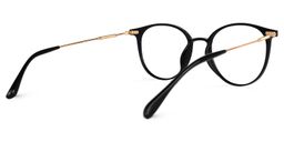Judsy Round Black Glasses2
