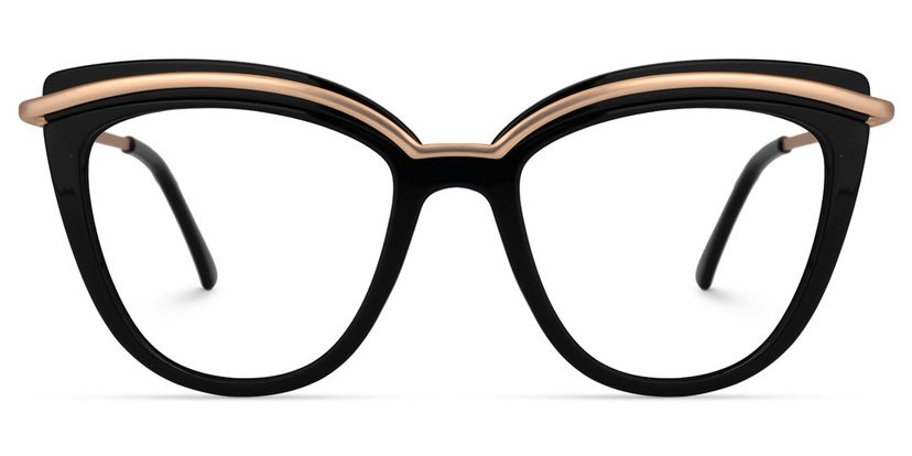Wasiq Cateye Black Glasses