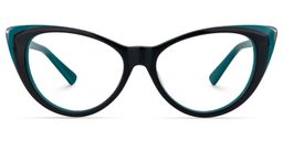 Vicky Cateye Black Glasses0
