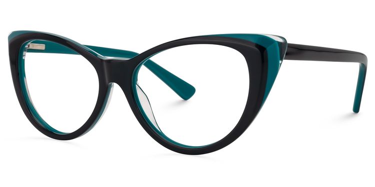 Vicky Cateye Black Glasses