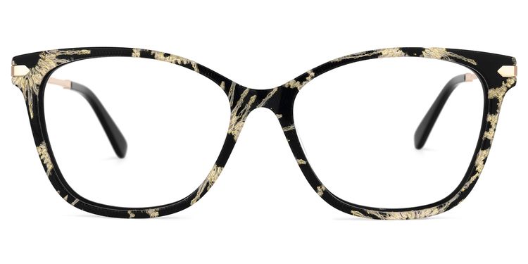 Kennedy Square Black Glasses