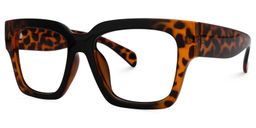 Phoebus Square Black Glasses1