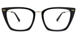 Katina Square Black Glasses0