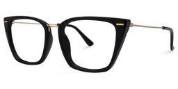Katina Square Black Glasses1