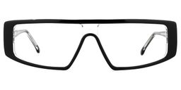 Davis Geometric Black Glasses0
