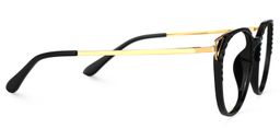 Tameya Cateye Black Glasses2