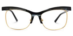 Catala Browline Gray Glasses0