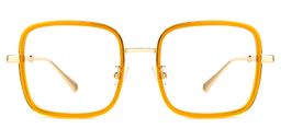 Ozzy Square Yellow Glasses0