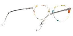 Hagans Round Floral Glasses3