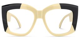 Gopaul Geometric Black Glasses0