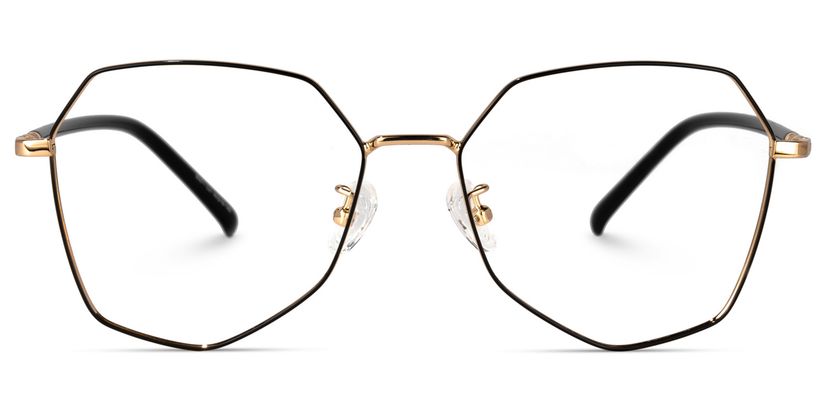 Bivins Geometric Black Glasses