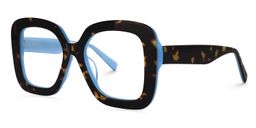 Pereira Square Tortoise Glasses1