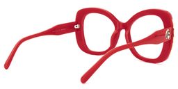 Tenorio Cateye Red Glasses2
