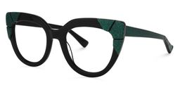 Lloyd Cateye Black Glasses1