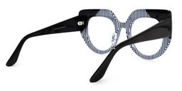 Kitione Cateye Black Glasses3