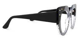 Kitione Cateye Black Glasses2