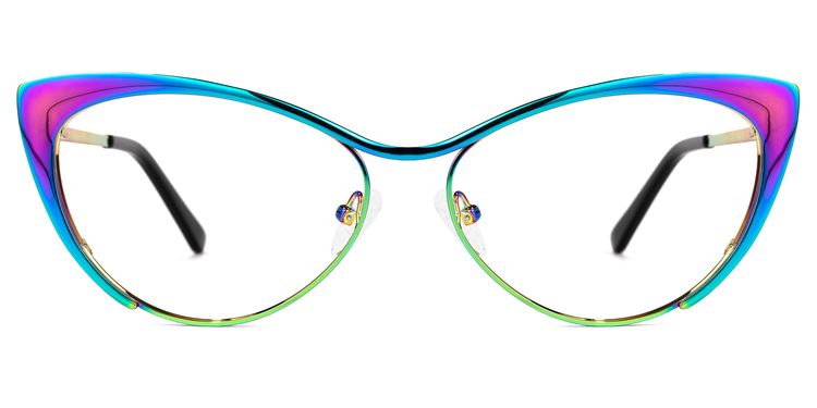 Ellen Iridescent Cat eye Glasses