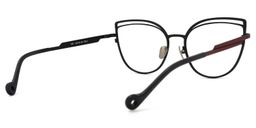 Khan Cateye Black Glasses3