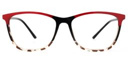 Yamilet Square Red Glasses0