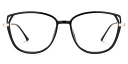 Haygood Cateye Black Glasses0