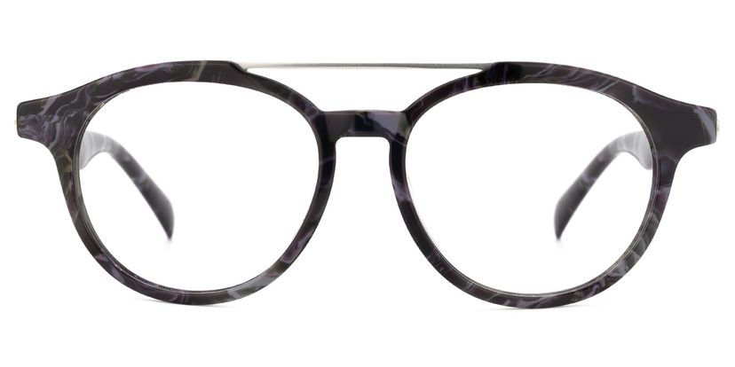 Delgado Round Floral Glasses