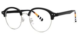 Alise Round Black Glasses1