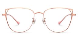 Unica Cateye Rose-Gold Glasses0