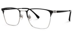 Khadajah Square Black-Silver Glasses1
