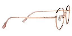 Glover Round Rose-Gold Glasses2
