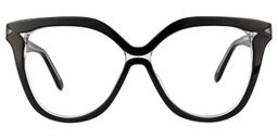 Sahara Geometric Black Glasses0