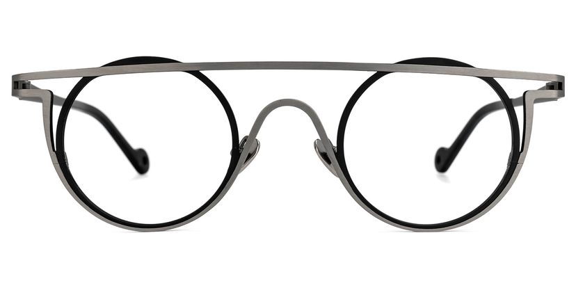 Cowan Geometric Black-Gray Glasses