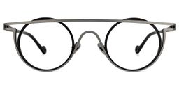Cowan Geometric Black-Gray Glasses0