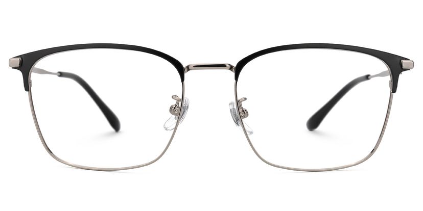 Stanage Browline Silver Glasses