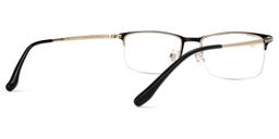 Shamblin Rectangle Black Glasses3