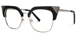 Vashtie Cateye Black Glasses 1