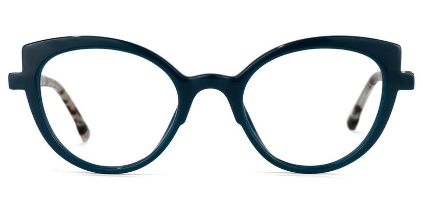 Palmer Cateye Dark-Green Glasses