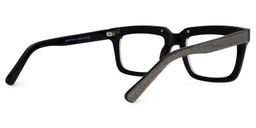 Lourdes Square Silver Glasses3