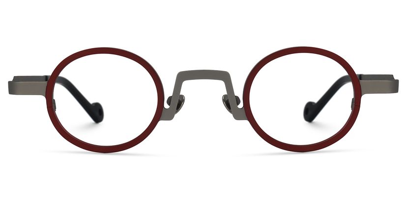 Betton Round Red Glasses