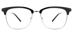 Cavazos Square Black Glasses0